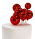 Iconic Cake Art Red Disco Balls 12pc Cake Toppers The Cooks Kitchen 