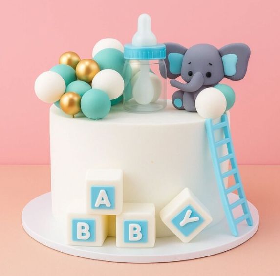 Iconic Cake Art Baby Boy Topper Set Cake Toppers The Cooks Kitchen 