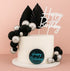Iconic Cake Art Black And Silver Topper Set Cake Toppers The Cooks Kitchen 