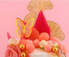 Iconic Cake Art Pink Floral Butterfly Topper Set