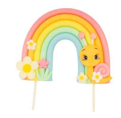 Iconic Cake Art Rainbow Snail Topper Cake Toppers The Cooks Kitchen 
