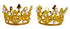 Iconic Cake Art Gold Crown Toppers 2pk 5cm Cake Toppers The Cooks Kitchen 