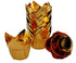 Iconic Cake Art 25pk Gold Foil Tulip Baking Cups Boards & Boxes & Packaging The Cooks Kitchen 