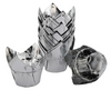Iconic Cake Art 25pk Silver Foil Tulip Baking Cups