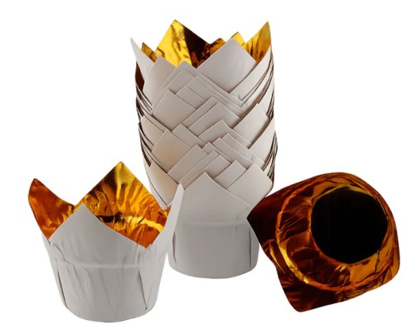 Iconic Cake Art 25pk White Tulip Baking Cups Boards & Boxes & Packaging The Cooks Kitchen 