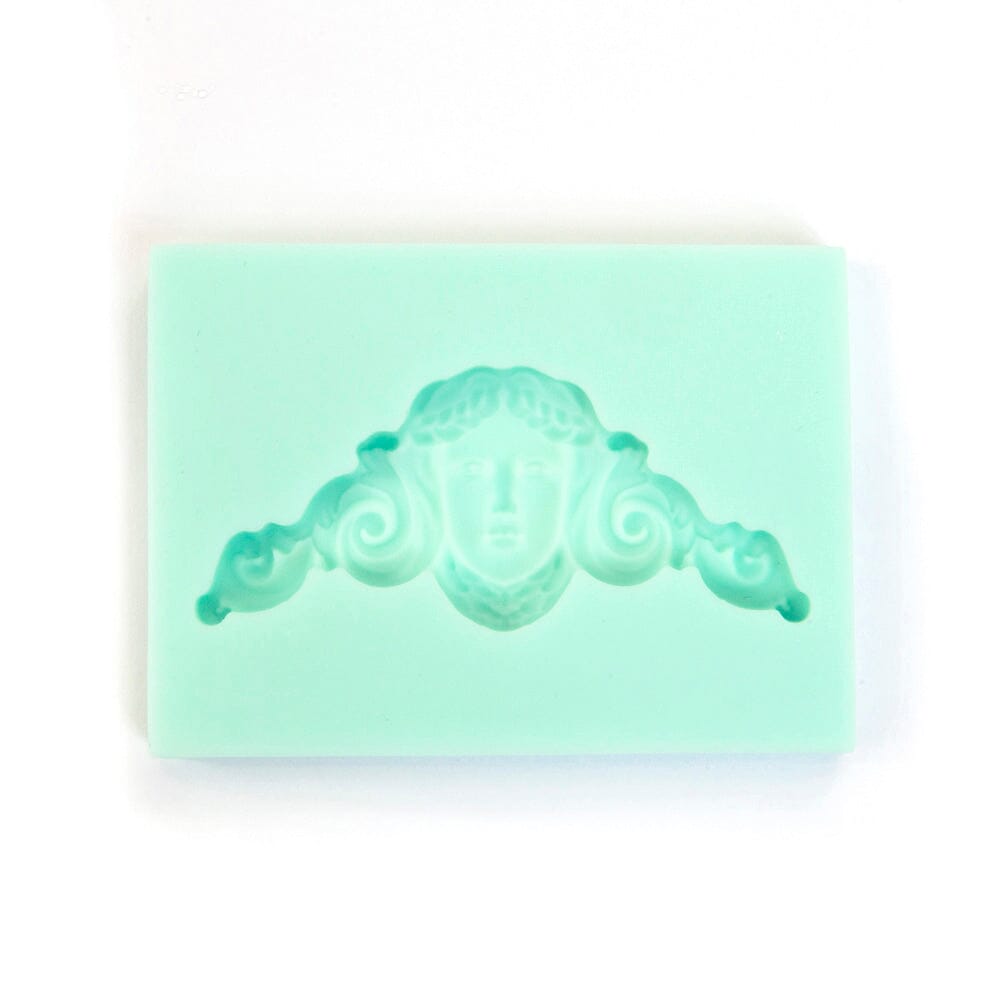 Iron Orchid Designs Vintage Art Decor Mould 2.5"x3.5"-woman Silicone Moulds The Cooks Kitchen Mandurah 