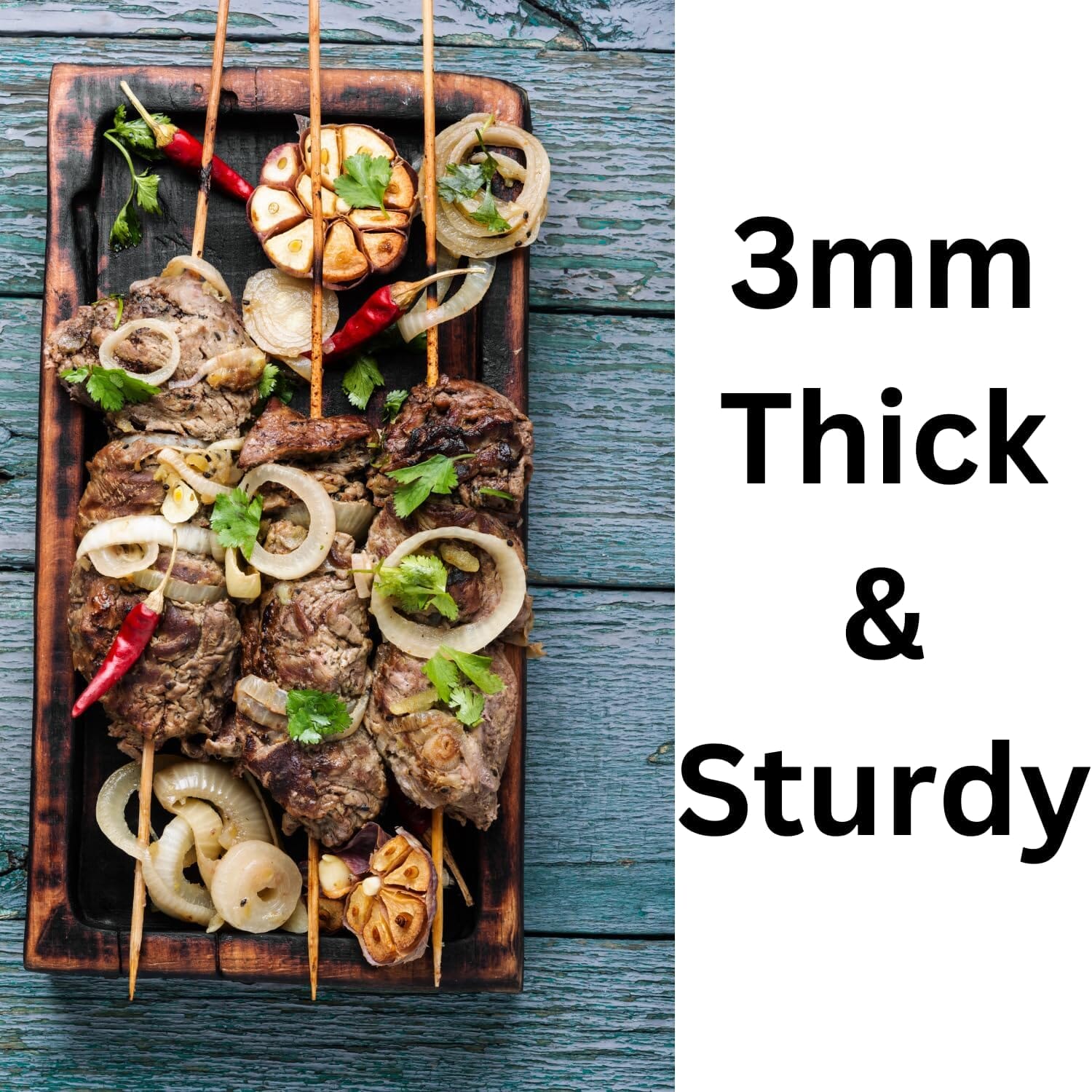 My Kitchen Addiction - 50pc Bamboo Skewers 25cm Misc - Food Preparation The Cooks Kitchen 