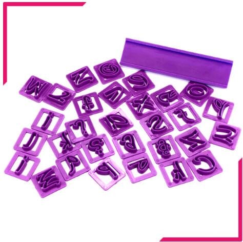 My Kitchen Addiction - Alphabet Letter Cutter Cake & Cookie Decorating The Cooks Kitchen 