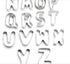 Kuki-fun Large Alphabet Cookie Cutters 26pc Cake & Cookie Decorating The Cooks Kitchen 