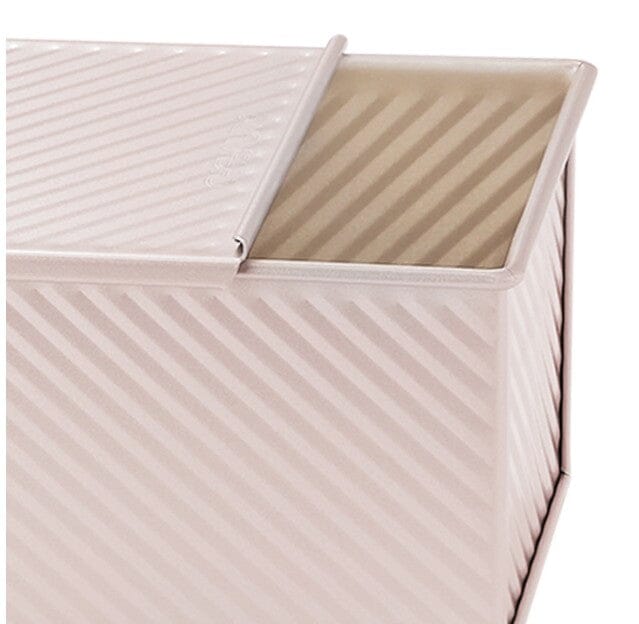 Chefmade Corrugated Loaf Pan With Cover 1kg - 34cm Loaf Pans The Cooks Kitchen 