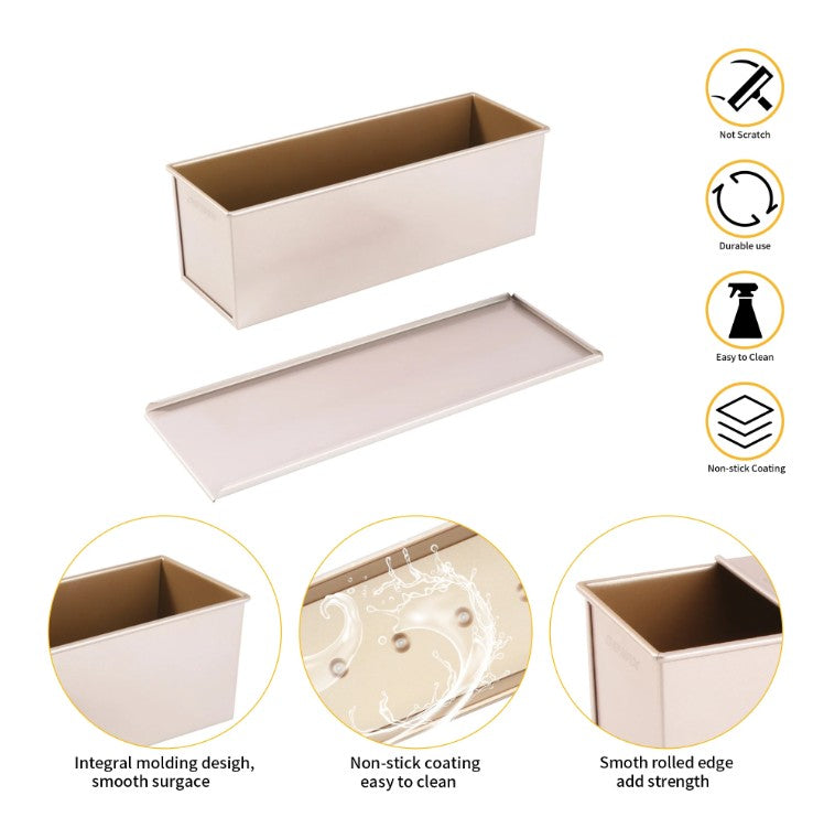 Chefmade Loaf Pan With Cover 1.2kg - 39cm