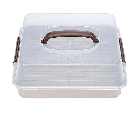Chefmade Cook & Carry Bake Pan With Lid - 33.5x26.2cm Non-Stick Roasting The Cooks Kitchen 