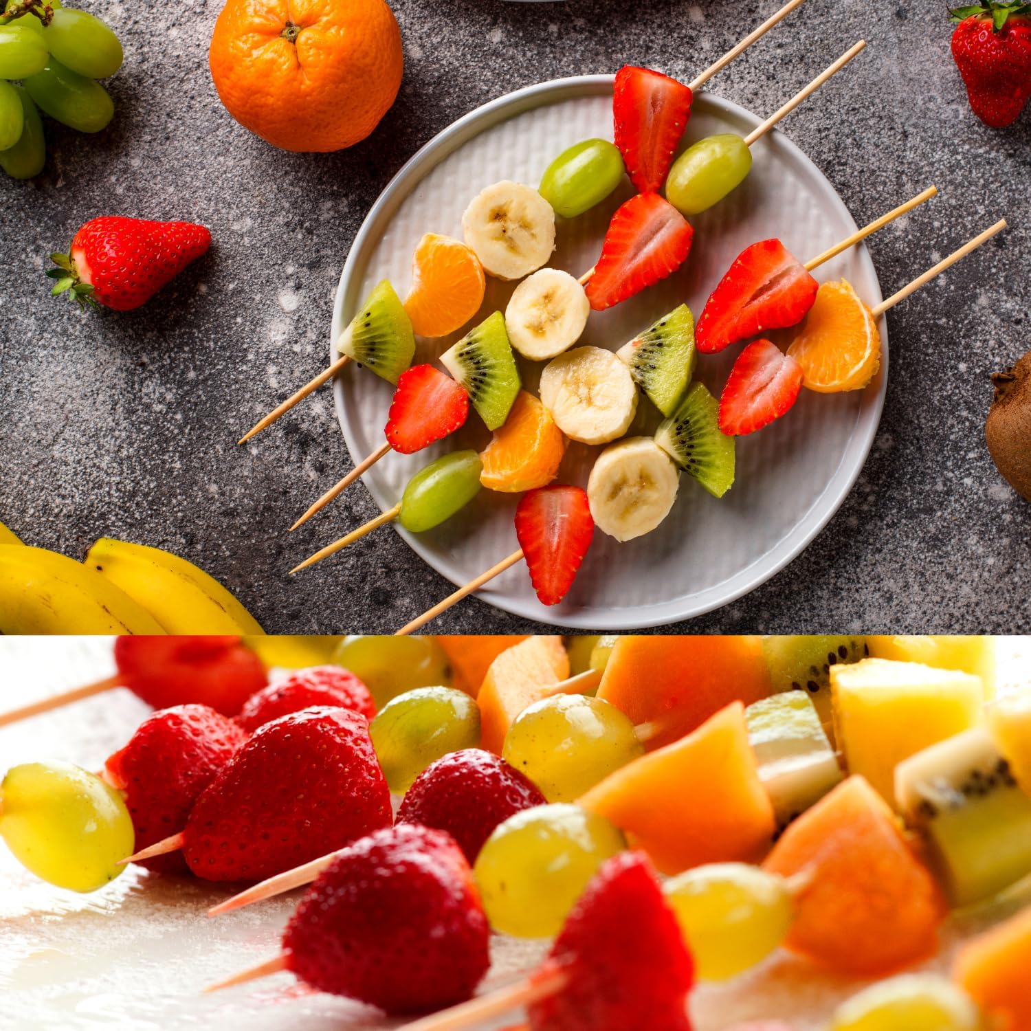 My Kitchen Addiction - 50pcs Bamboo Skewers 35cm
