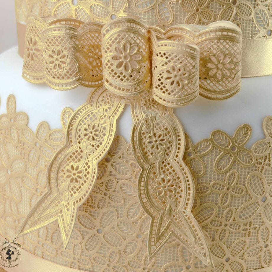 Claire Bowman Cake Lace Mat Vintage Bows The Cooks Kitchen 