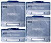 Snack/sandwich Bags Set Of 4 - Metal Hexagrid