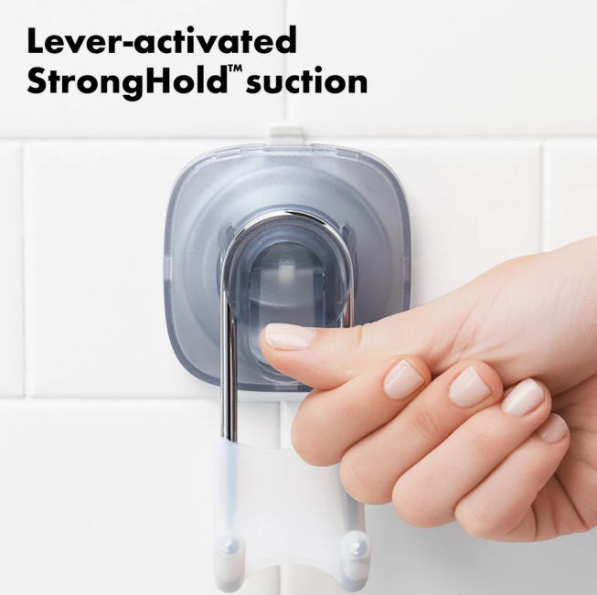 Oxo Good Grips Stronghold Clear Silicone Suction Hook