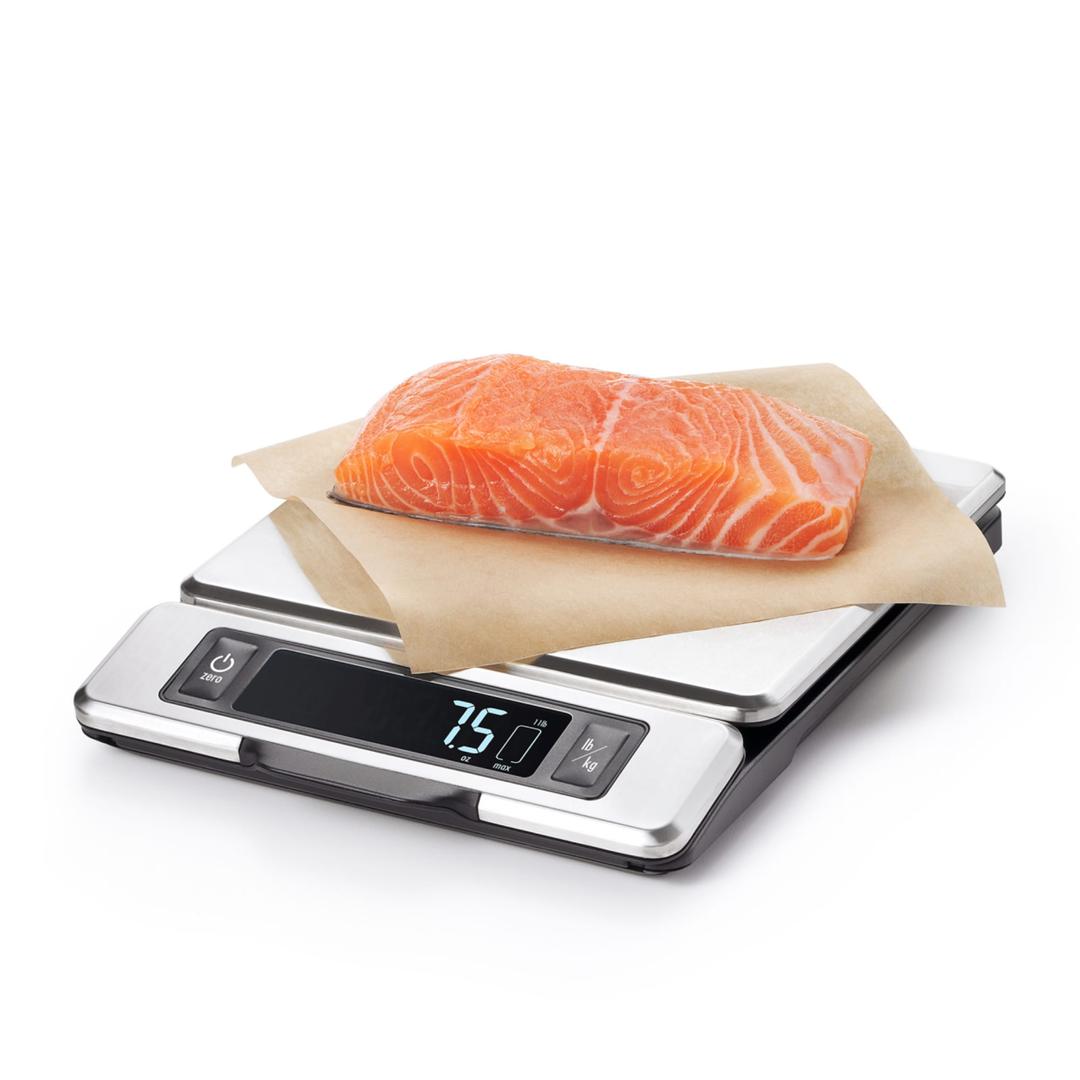 Oxo Good Grips Stainless Steel Food Scale With Pull-out Display, 18/8