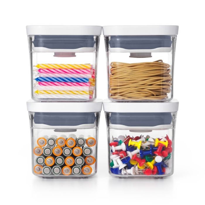 Oxo Pop Pop 4 Piece Mini Container Set General Storage The Cooks Kitchen Mandurah 