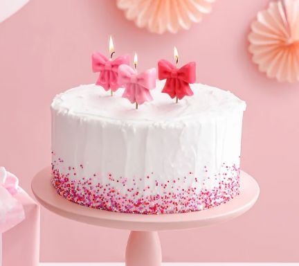 Fred Wrap Party Birthday Candles - 5pcs Set Pink Candles The Cooks Kitchen 