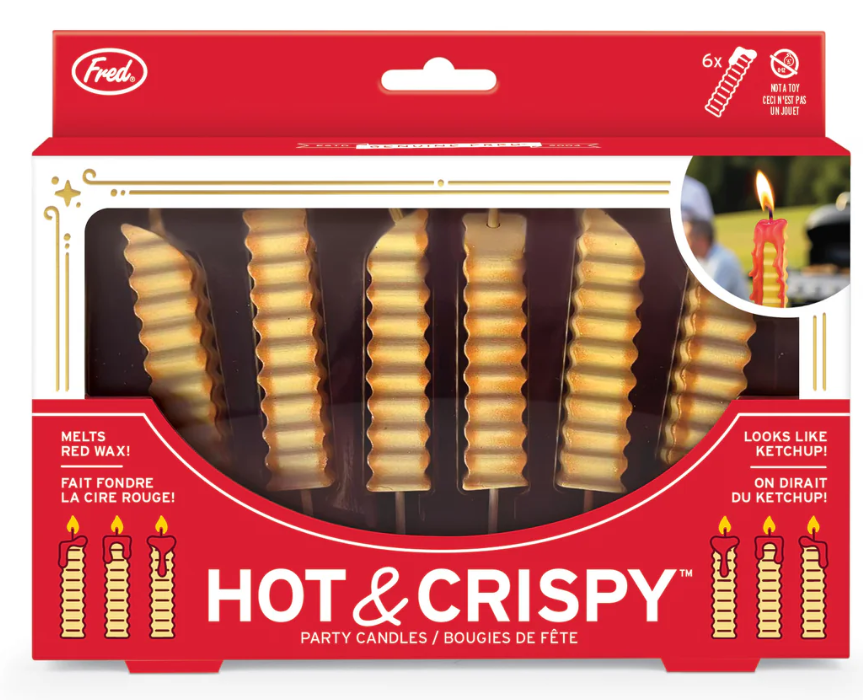 Fred Hot And Crispy Birthday Candles - 6pc Set 
