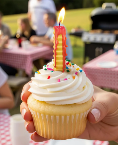 Fred Hot And Crispy Birthday Candles - 6pc Set 