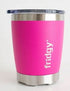 Fridgy 350ml Stainless Steel Tumbler - Mini Sipper - Fiery Rose Travel Mugs The Cooks Kitchen 