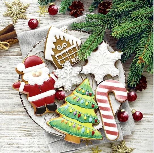 Paper+design Luncheon Napkins 20pk - Colourful Cookies Napkins The Cooks Kitchen 