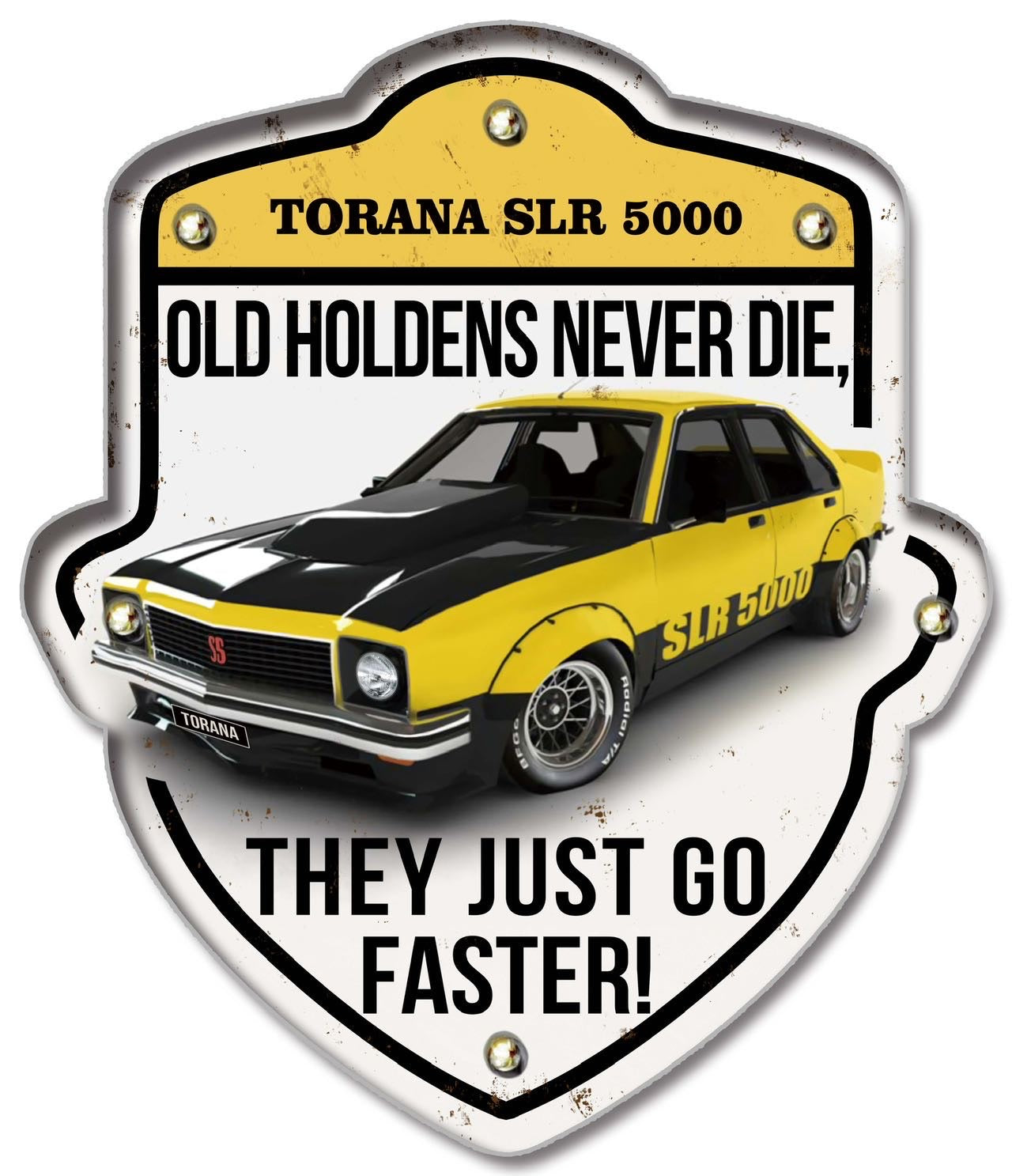 Torana Slr 5000 Yellow Light Up Shield