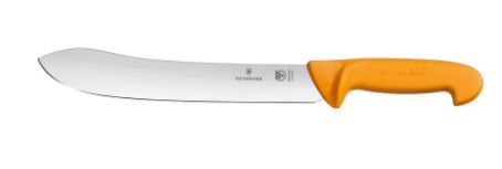 Victorinox Swibo Wide Tip Butchers Knife 25cm Yellow Handle