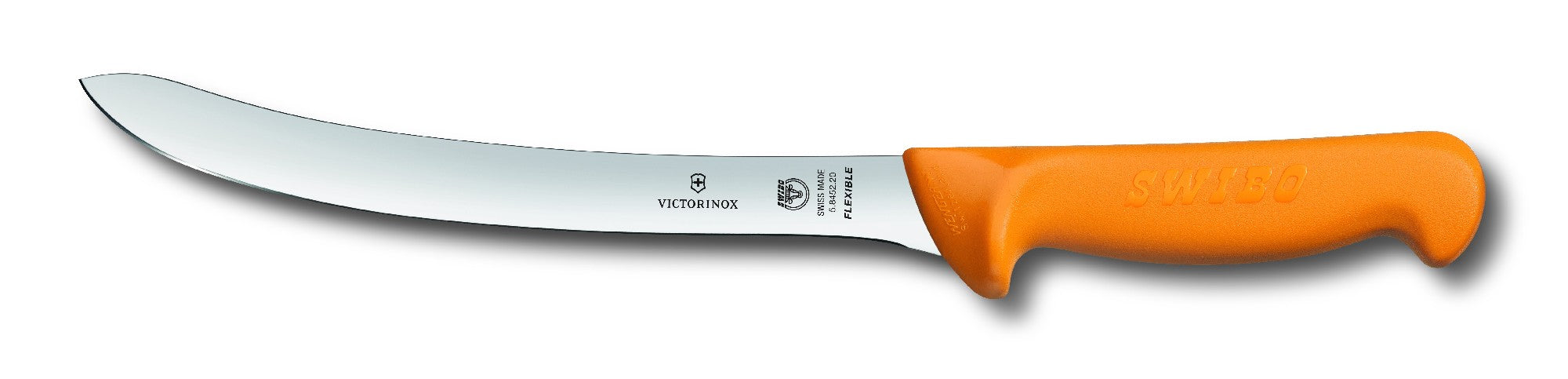 Victorinox Swibo Curved Flexible Blade Filleting Knife 20cm Yellow Handle