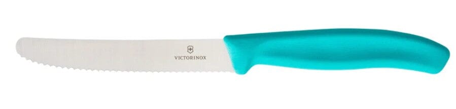 Victorinox Steak & Tomato Knife, Wavy Edge 11cm - Turquoise Treasure Steak Knives The Cooks Kitchen 