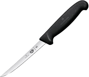 Victorinox Extra Narrow Flexible Boning Knife 15cm Black Fibrox Handle