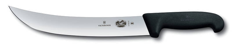 Victorinox Cimiter Curved Wide Blade 31cm Black Fibrox Handle