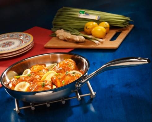 Swiss Diamond Premium Steel 28cm Induction Frypan Frypan - Chef Pan - Saute Pan The Cooks Kitchen 