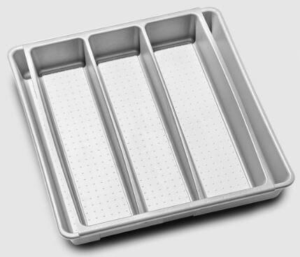 Madesmart Basic Expandable Utensil Tray - Soft Grey Cutlery & Utensil Storage The Cooks Kitchen 