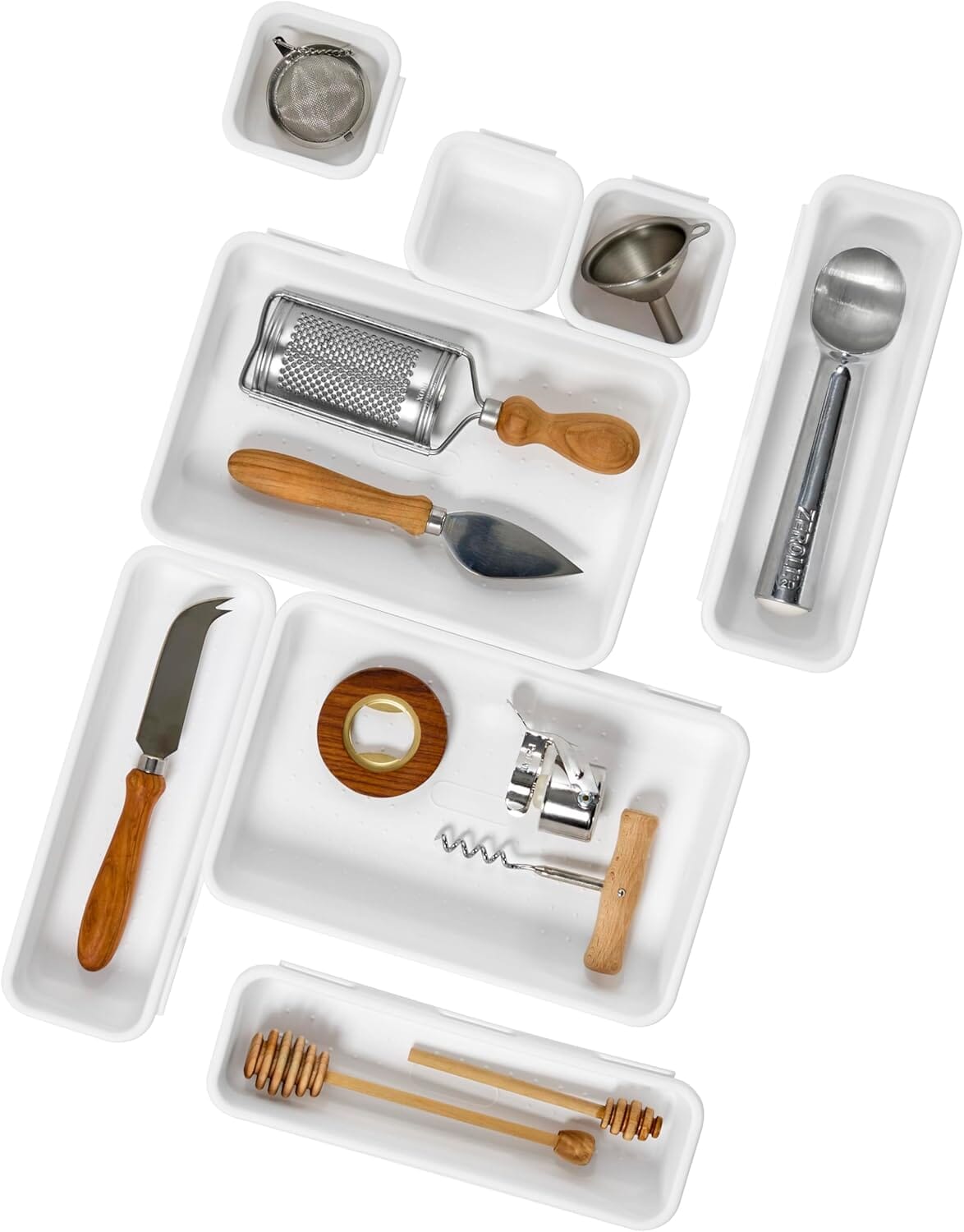 Madesmart Interlocking 8 Bin Pack Bins & Liners The Cooks Kitchen 