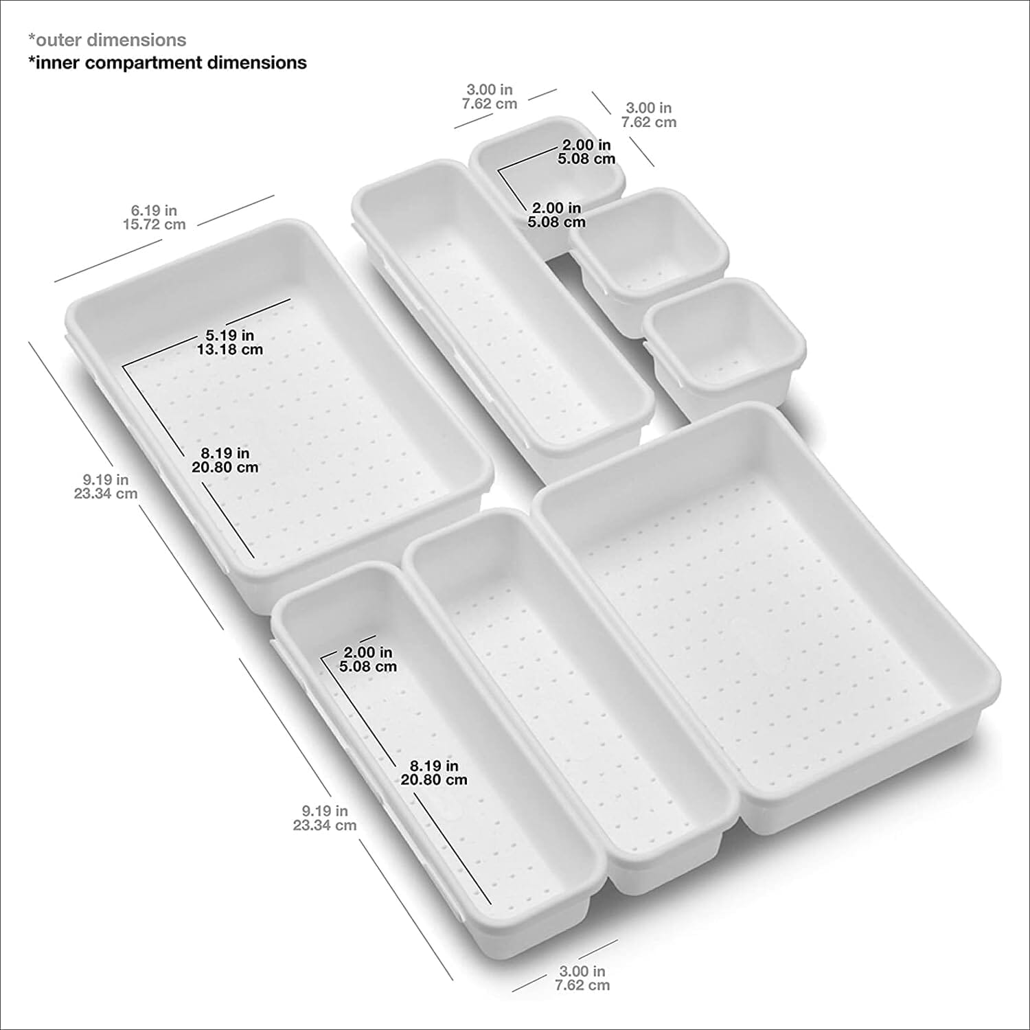 Madesmart Interlocking 8 Bin Pack Bins & Liners The Cooks Kitchen 