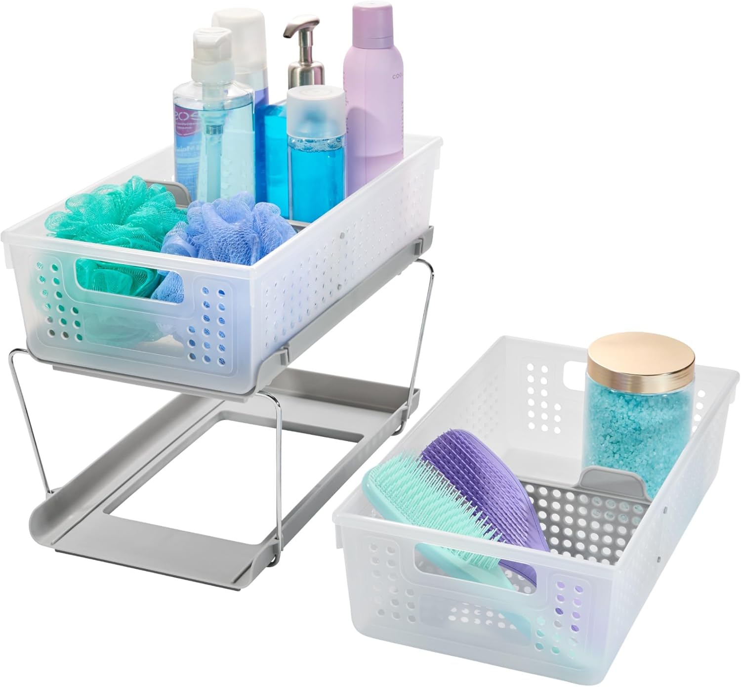 Madesmart Two Tier Organizer  With Dividers