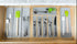 Clear Soft Grip Utensil Tray 40x32.7x4.8cm