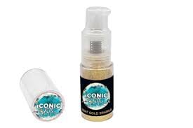 Sparkle Puff Iconic Glitter - Light Gold Sparkle Dusts and Powders The Cooks Kitchen 