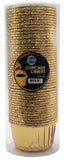 Gold Metallic Cupcake Liners - 50pc