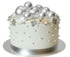 Iconic Cake Art Metallic Silver Ball Topper 20pk Cake Toppers The Cooks Kitchen 