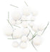 Iconic Cake Art White Ball Topper 20pc Cake Toppers The Cooks Kitchen 