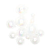 Iconic Cake Art Hologram Clear Ball Toppers 12pc