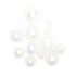 Iconic Cake Art Hologram Clear Ball Toppers 12pc