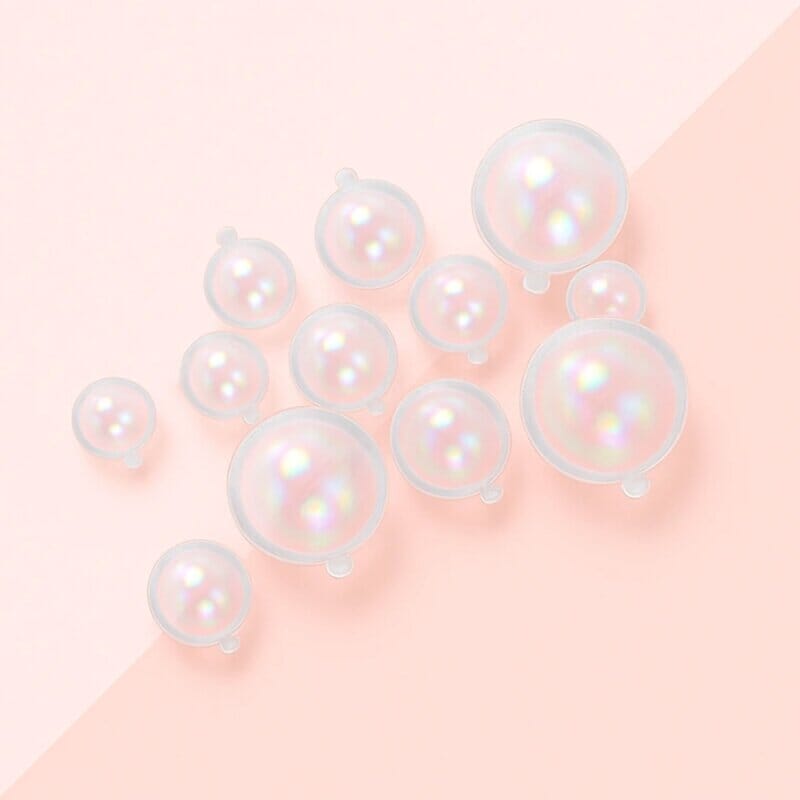 Iconic Cake Art Hologram Clear Ball Toppers 12pc Cake Toppers The Cooks Kitchen 