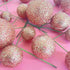 Iconic Cake Art Glitter Rose Gold Ball Topper 20pc Cake Toppers The Cooks Kitchen 