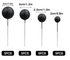 Iconic Cake Art Glitter Black Ball Topper 20pc