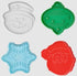 Christmas 3d Cookie Stamper Set Of 4 Cookie Cutters The Cooks Kitchen 