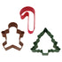 R&m Xmas Cookie Cutter Set Of 3 - Multi-colour Cookie Cutters The Cooks Kitchen Mandurah 